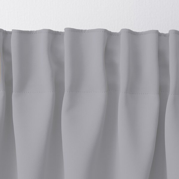 Zatemňovací závěs na řasicí pásce světle šedá 140 x 280 cm 1 ks