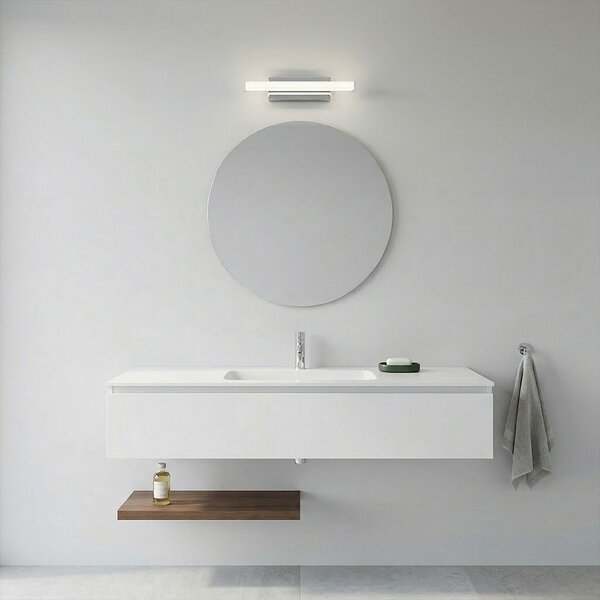 Toolight Toolight, LED nástěnné svítidlo 42cm, 6W, 4000K, 500lm, APP1845-1W, chromová, OSW-66000