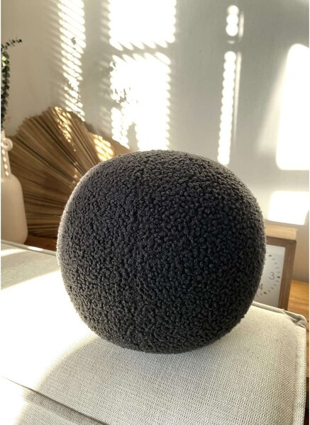 Dekorační polštář z materiálu bouclé ø 25 cm Top – Mioli Decor