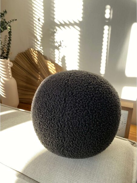 Dekorační polštář z materiálu bouclé ø 25 cm Top – Mioli Decor