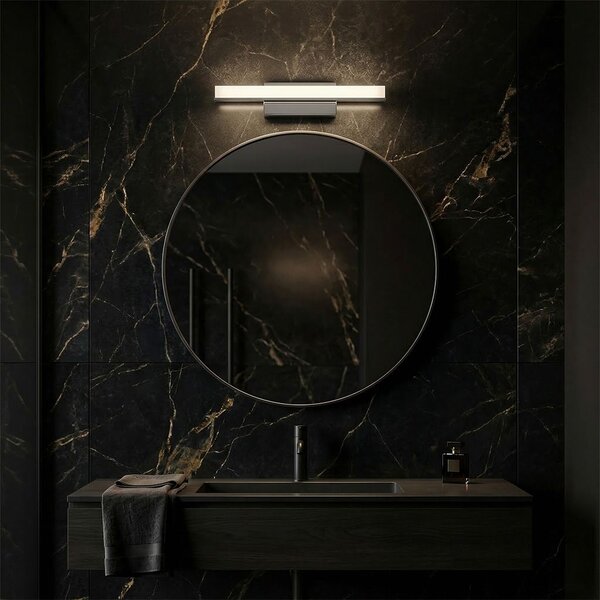 Toolight Toolight, LED nástěnné svítidlo 42cm, 6W, 4000K, 500lm, APP1845-1W, chromová, OSW-66000