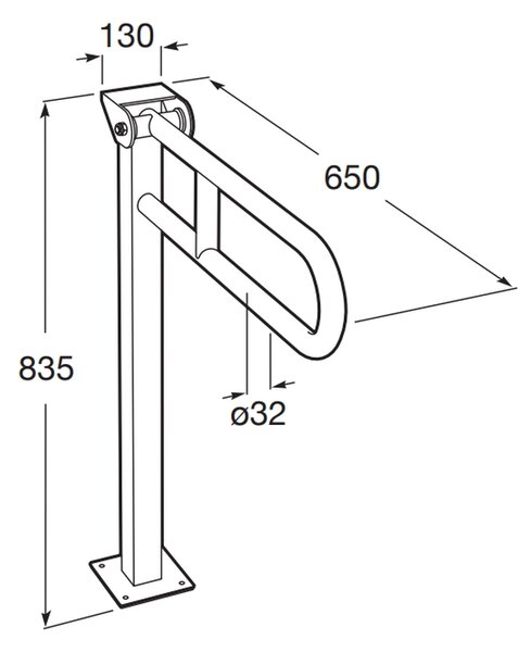 Roca Access Comfort madlo pro osoby s postižením A816910009