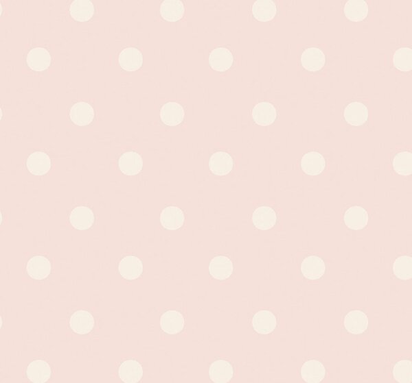 Vliesová tapeta na zeď, růžová, puntíky, 125520, Cath Kidstone
