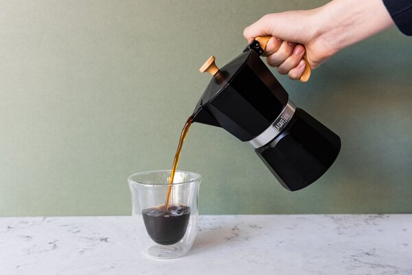 La Cafetière Venice moka konvička 6 šálků 290 ml černá | Konvice na espresso a moka kávu LCVEN6CPBLKW
