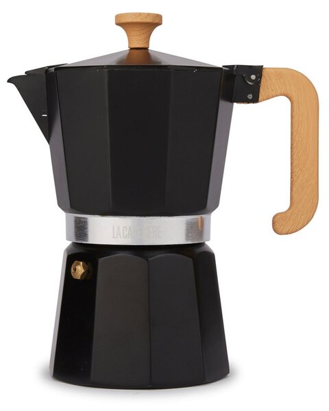 La Cafetière Venice moka konvička 6 šálků 290 ml černá | Konvice na espresso a moka kávu LCVEN6CPBLKW