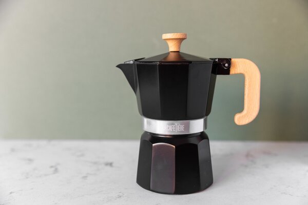 La Cafetière Venice moka konvička 6 šálků 290 ml černá | Konvice na espresso a moka kávu LCVEN6CPBLKW