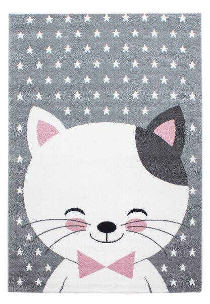 Růžovo-šedý dětský koberec 80x150 cm Kids – Ayyildiz Carpets