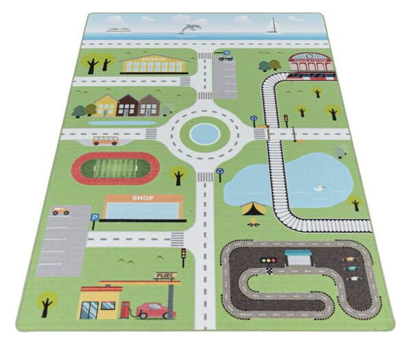 Zelený dětský koberec 80x120 cm Play – Ayyildiz Carpets