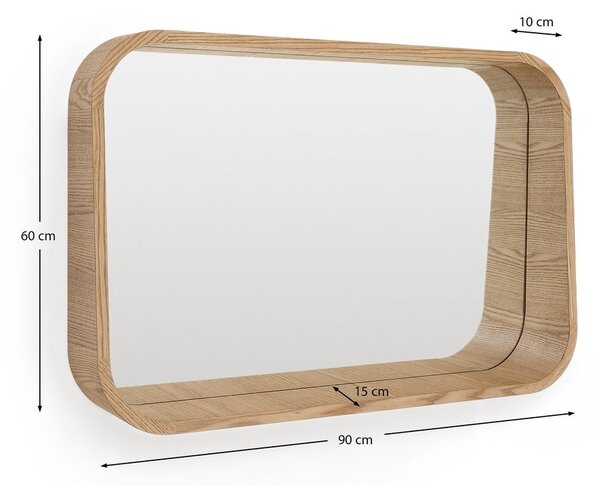 Nástěnné zrcadlo 90x60 cm Salaya – Kave Home