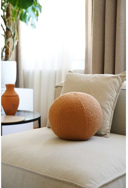 Dekorační polštář z materiálu bouclé ø 20 cm Top – Mioli Decor