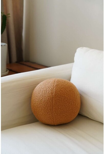 Dekorační polštář z materiálu bouclé ø 20 cm Top – Mioli Decor
