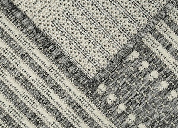 Breno Kusový koberec CASA 601 silver, 120x170 cm, Stříbrná/Šedá