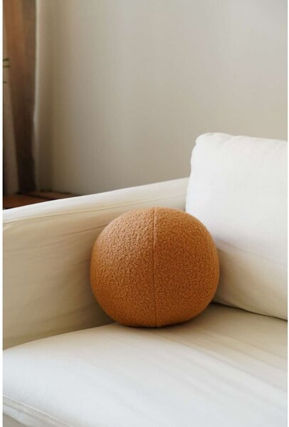Dekorační polštář z materiálu bouclé ø 20 cm Top – Mioli Decor