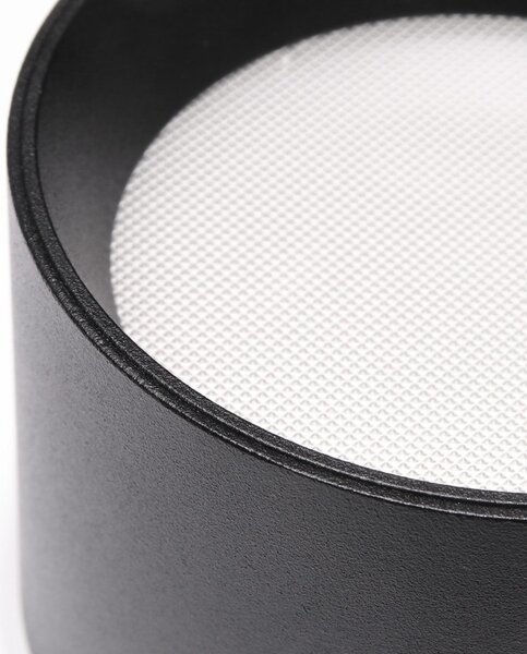 Led2 Stropní LED svítidlo ZETA ON L, 20W, ø 17,5 cm Barva: Černá, Teplota světla: CCT 3000/4000K, Stmívání a řízení: TRIAC (lze použít i bez stmívání)