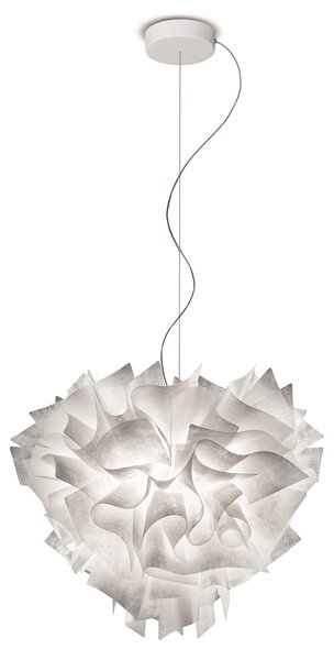 SLAMP VELSL00CTR01T00000EU Veli Couture large suspension, závěsné designové svítidlo s transparentním kabelem, 4x12W E27, prům. 60cm