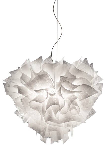 SLAMP VELSL00CTR01T00000EU Veli Couture large suspension, závěsné designové svítidlo s transparentním kabelem, 4x12W E27, prům. 60cm