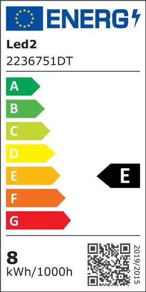 LED2 2236751DT LED2 Zápustné svítidlo ZERO II XL, W TRIAC DIM 8W 3000K/3500K/4000K bílá - LED2 Lighting