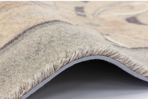 Béžový vlněný koberec 133x190 cm Archie beige – Agnella