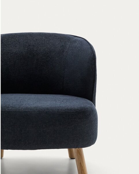 Žinylkové křeslo šedomodré Ulit – Kave Home