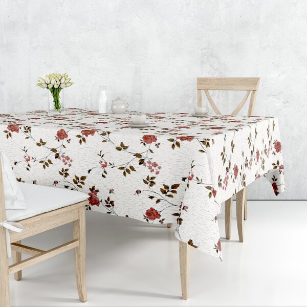 Ubrus PVC Mirabella 6980B - Květiny 140cm x 20m