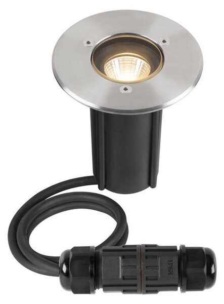 LA 1007680 DASAR® S svítidlo pro vestavbu do země, 4 W, 3000 K, 24°, IP67, válcové, antracit - BIG WHITE (SLV)