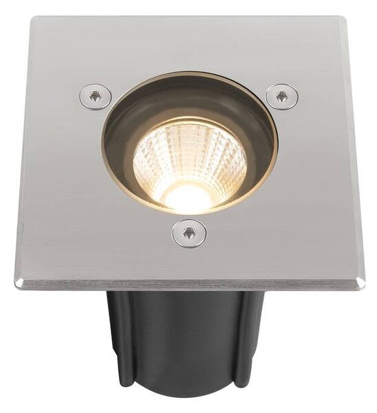 LA 1007681 DASAR® S svítidlo pro vestavbu do země, hranaté, 4 W, 3000 K, 24°, IP67, válcové, antracit - BIG WHITE (SLV)