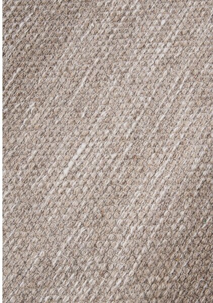 Béžový ručně tkaný koberec s příměsí vlny 160x230 cm Pradesh Linen White – Elle Decoration