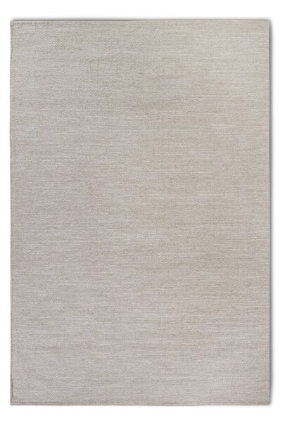 Béžový ručně tkaný koberec s příměsí vlny 160x230 cm Pradesh Linen White – Elle Decoration