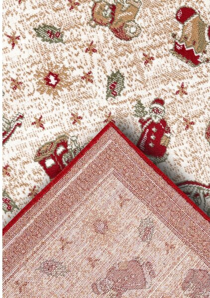 Červený koberec s vánočním motivem s příměsí bavlny 50x80 cm Toy's Delight Red Christmas – Villeroy&Boch