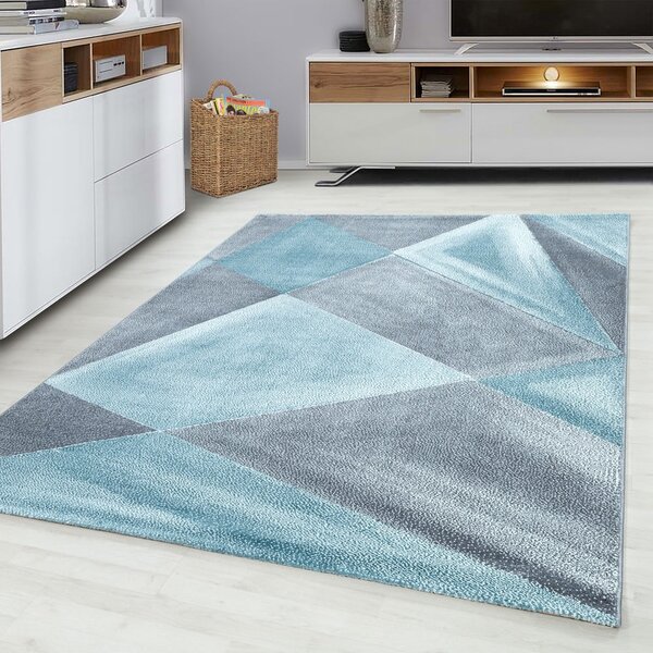 Modro-šedý běhoun 80x250 cm Beta – Ayyildiz Carpets