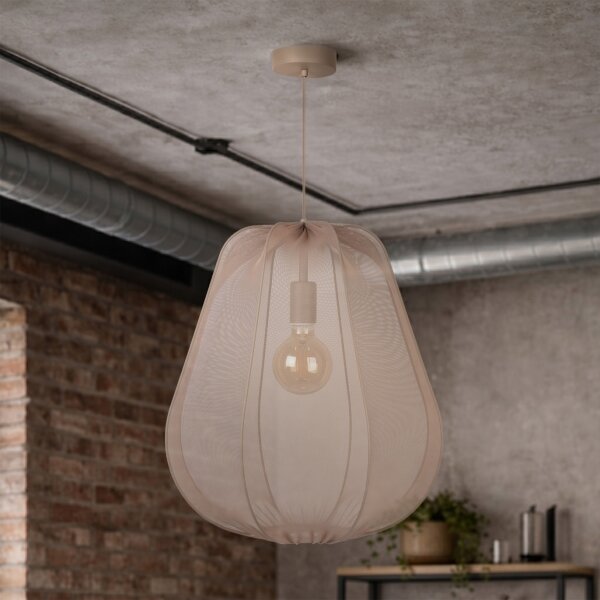 Brilagi - LED Lustr na lanku ARVEN 1xE27/8W/230V pr. 37 cm béžová