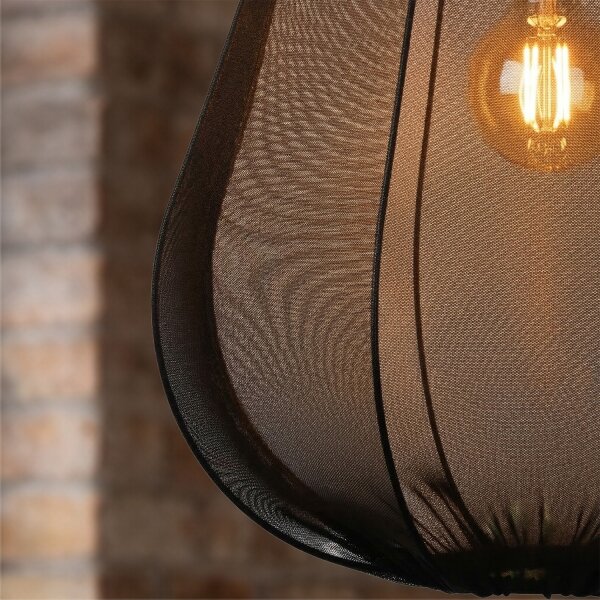 Brilagi - LED Lustr na lanku ARVEN 1xE27/8W/230V pr. 37 cm černá