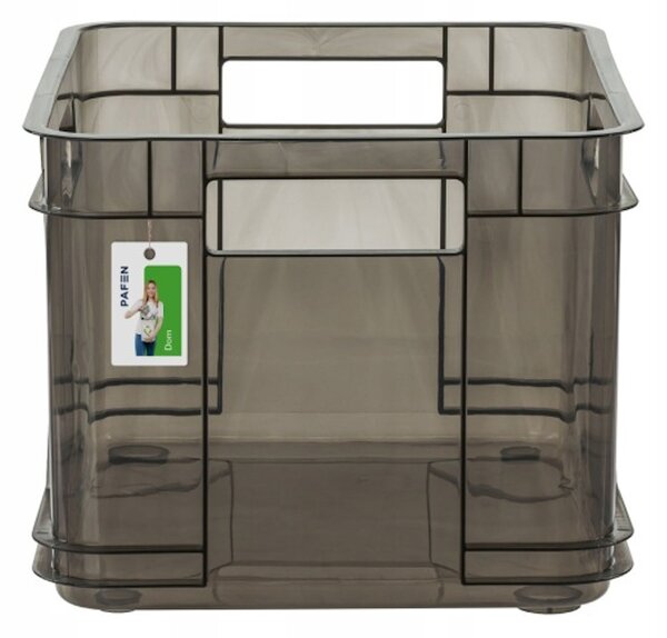 Keeeper Úložný box pro domácnost i dílnu, BRUNO M, 16L, 35 x 27 x 21 cm, kouřový