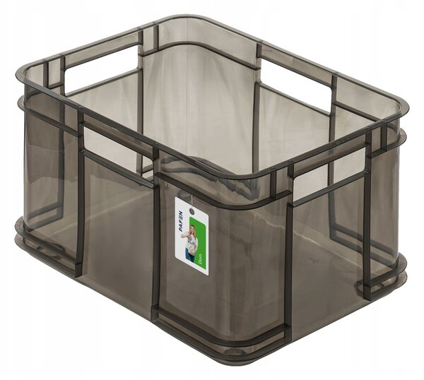 Keeeper Úložný box pro domácnost i dílnu, BRUNO M, 16L, 35 x 27 x 21 cm, kouřový