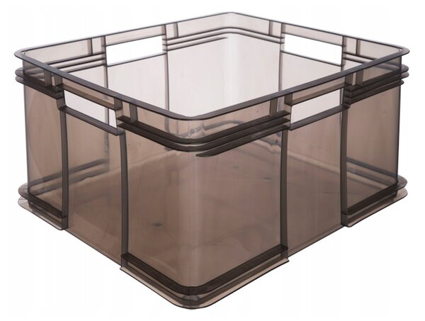 Keeeper Úložný box pro domácnost i dílnu, BRUNO XXL, 54L, 52 x 43 x 28 cm, kouřový