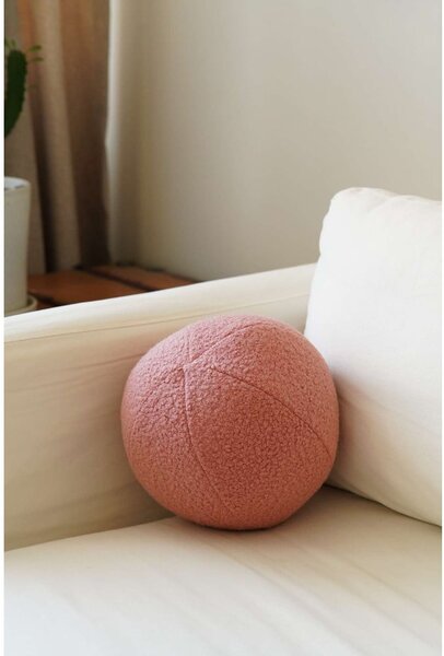 Dekorační polštář z materiálu bouclé ø 20 cm Top – Mioli Decor
