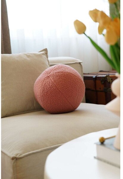 Dekorační polštář z materiálu bouclé ø 20 cm Top – Mioli Decor