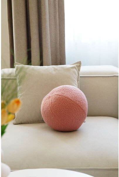 Dekorační polštář z materiálu bouclé ø 20 cm Top – Mioli Decor