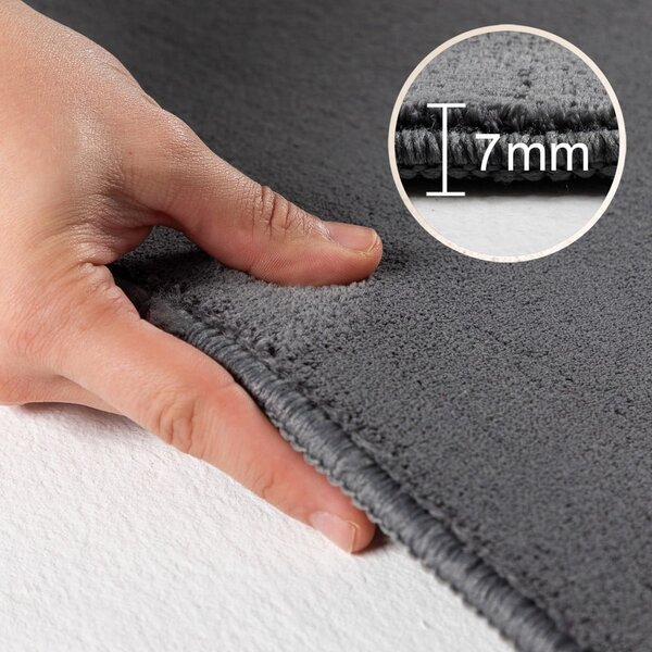Šedý pratelný koberec 60x110 cm Sky – Ayyildiz Carpets