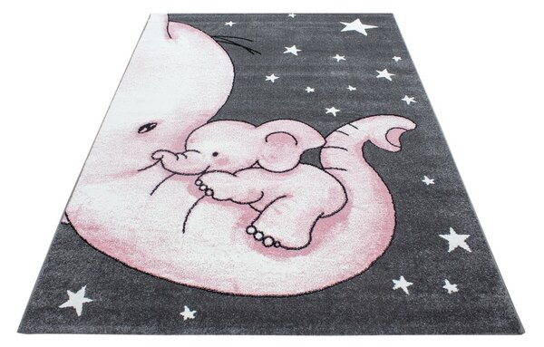 Růžovo-šedý dětský koberec 120x170 cm Kids – Ayyildiz Carpets