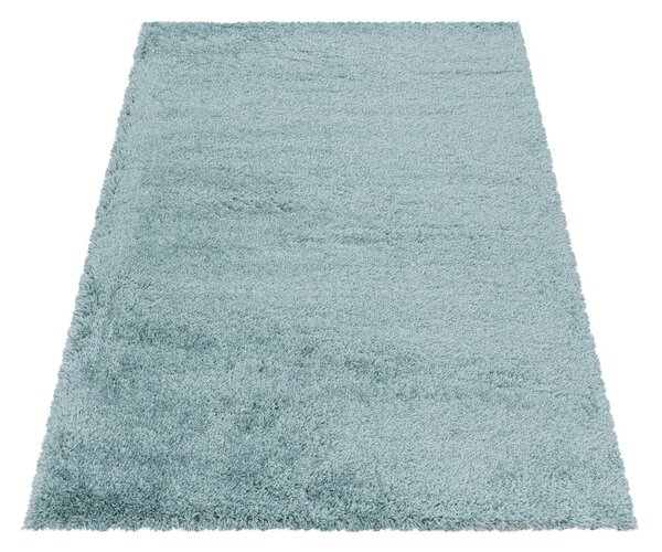 Modrý koberec 80x150 cm Fluffy – Ayyildiz Carpets