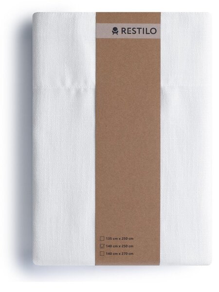 Bílý závěs 140x270 cm Valeta – Restilo
