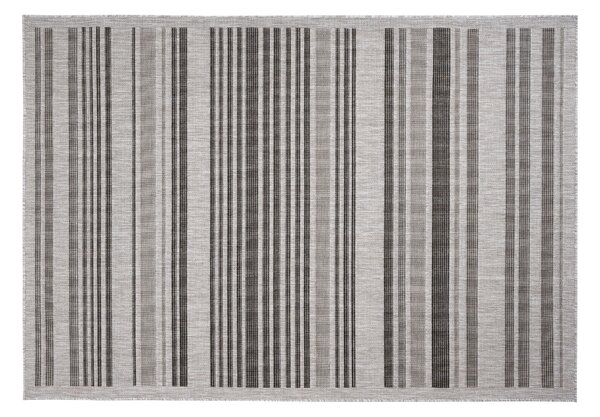 Makro Abra Kusový koberec Sisal MELISSA KL69B Pruhy šedý Rozměr: 160x230 cm