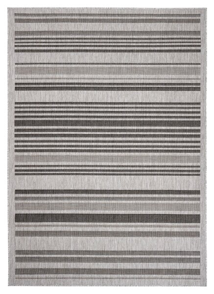 Makro Abra Kusový koberec Sisal MELISSA KL69B Pruhy šedý Rozměr: 160x230 cm