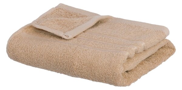 Béžový froté bavlněný ručník 50x100 cm Simple – Casa Selección