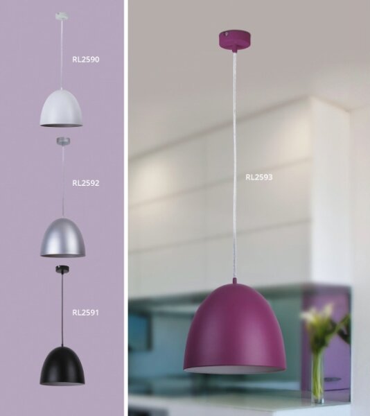 Rabalux 2593 - Lustr OLIVIA 1xE27/60W/230V