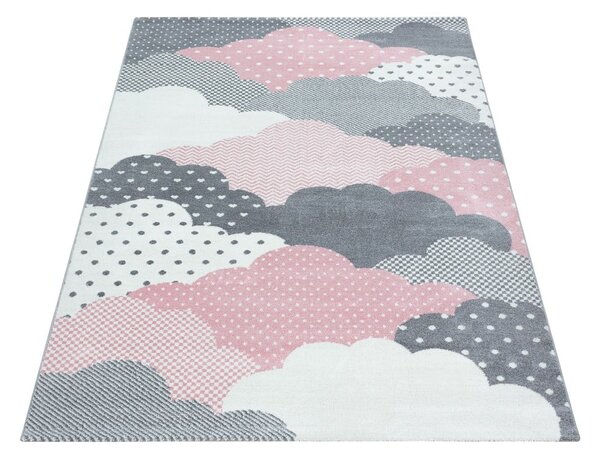 Růžovo-šedý dětský koberec 120x170 cm Bambi – Ayyildiz Carpets