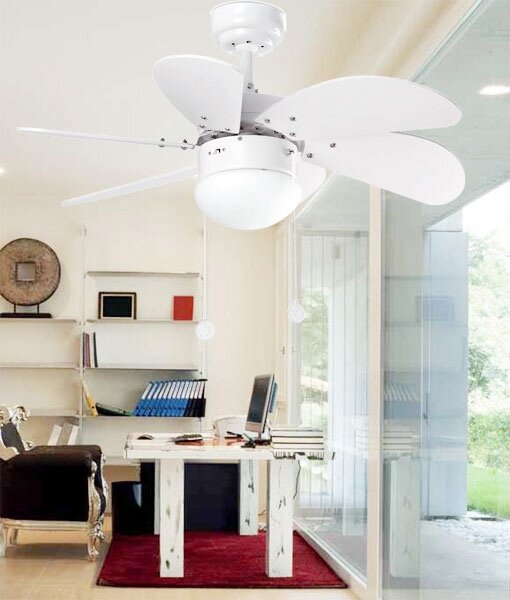 FARO 33180 - Stropní ventilátor PALAO 1xE14/40W/230V