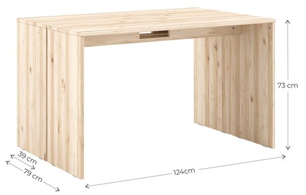 Jídelní stůl z borovicového dřeva 79x124 cm Join-In – Karup Design