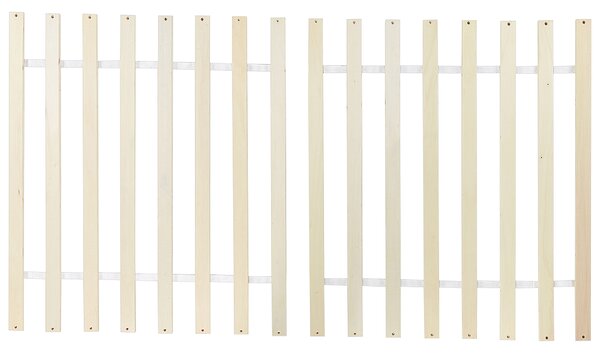 Postel Borovicové dřevo ECHALLON 90 x 200 cm Světle hnědá